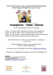 Zukunftswerk - Smartphonekurs Seniorenbeirat - Februar 2026