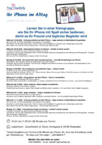 iPhone Kurs für Seniorinnen und Senioren in Wiesbaden